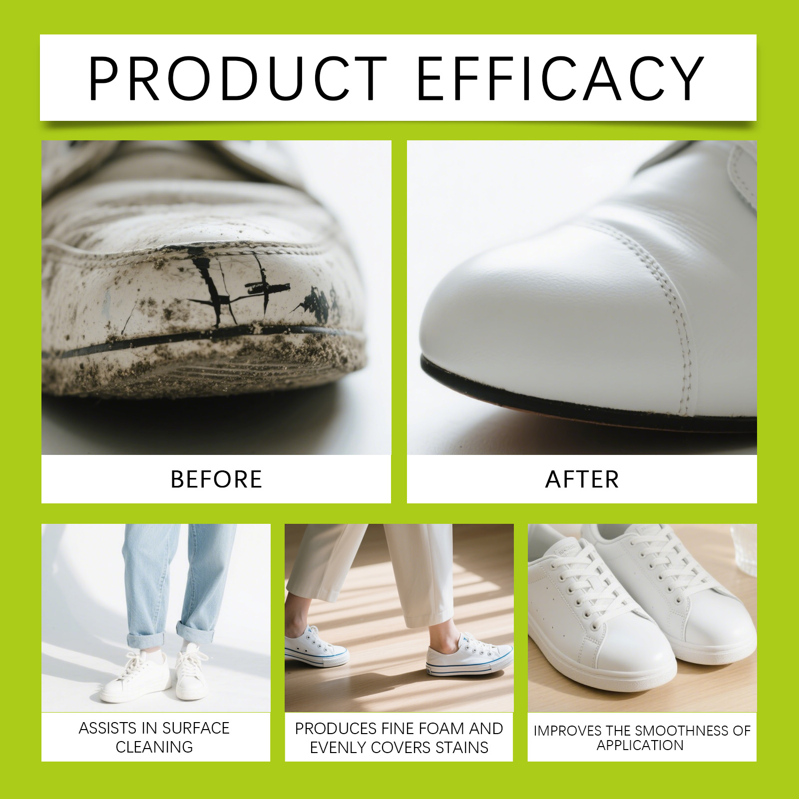 White Shoe Cleaner Sneaker Cle - Sneaker Care Spray recension och pris